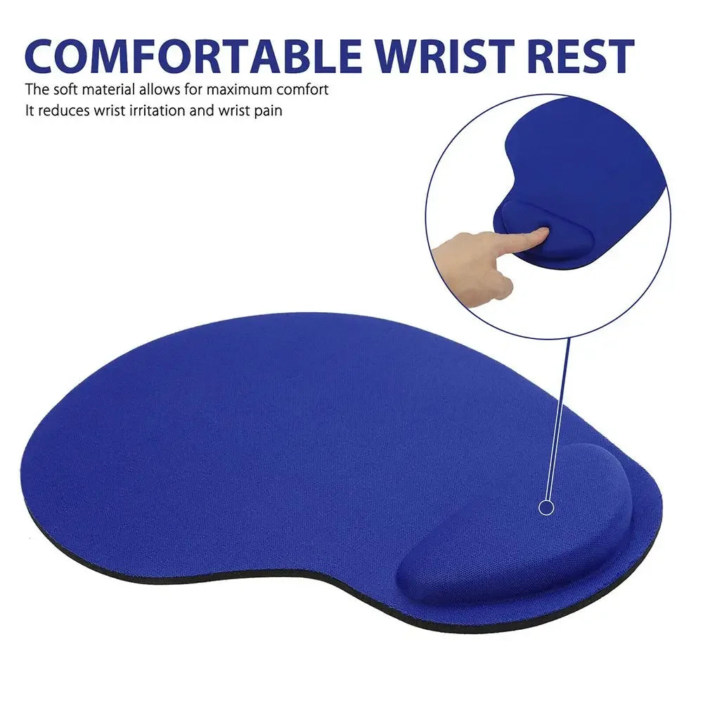 Ergonomic Wrist Rest Mouse Pad Comfortable Wrist Support Non Slip Mice Mat Soft Mousepad For PC Laptop Computer - petguardiansupplies