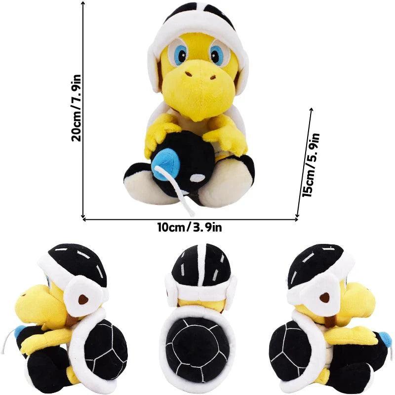 Kawaii Mario Bros Koopa Rolla Troopa Turtle Soft Plush Toys Armad Dry Bones Kamek King Bob-omb Shy Guy Peluche Dolls Gifts Kids - petguardiansupplies