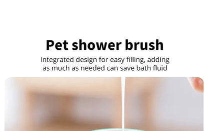 Pet Bathing Brush Soft Silicone Massager Shower Gel Bathing Brush Clean Tools Comb Dog Cat Cleaning Grooming Supplies - petguardiansupplies