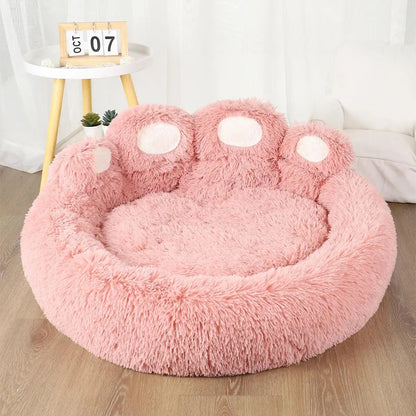 Fluffy Dog Bed Large Pet Products Dogs Beds Small Sofa Baskets Pets Kennel Mat Puppy Cats Supplies Basket Blanket Accessories - petguardiansupplies