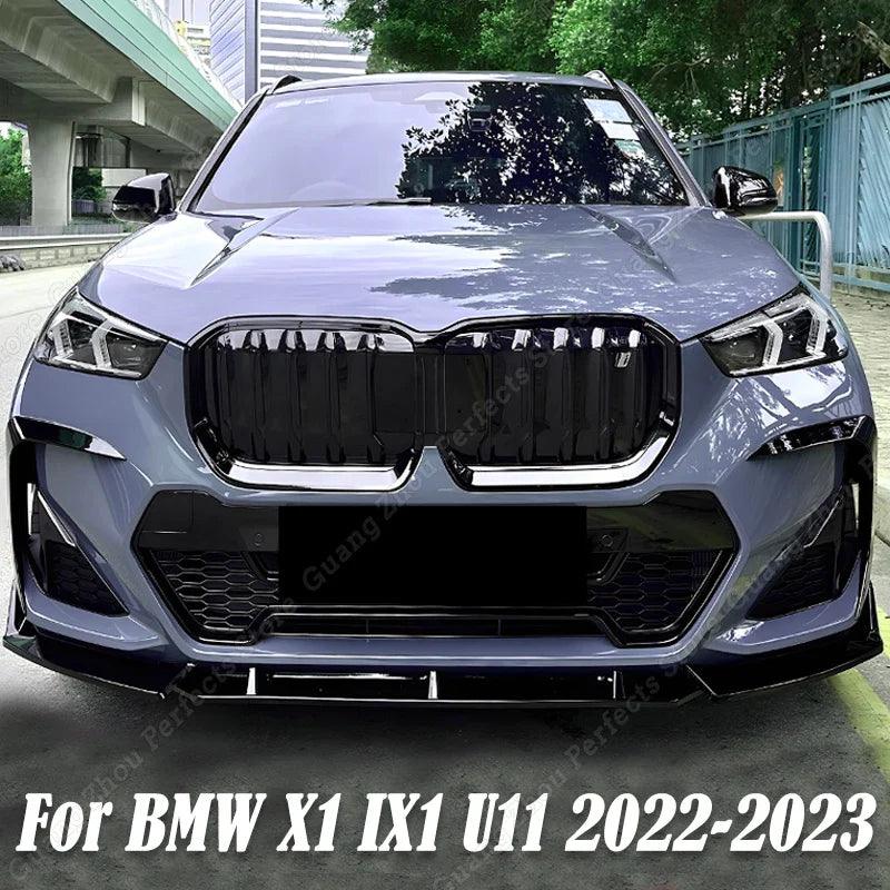 For BMW X1 IX1 U11 2022-2023 High Performance Car Front Bumper Splitter Lip Spoiler Diffuser Cover Trim Body Kits Accessories - petguardiansupplies