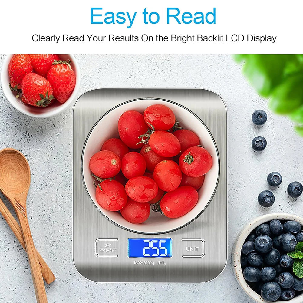 5Kg Kitchen Digital Scale LCD Display Mini Precision Weight Scale 0.1g Food Balance Measure Tools Cooking Baking Measuring Tools - petguardiansupplies