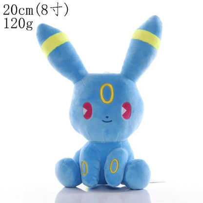 Pokemon Eevee Evolution Peluche Plush Toy Flareon Vaporeon Espeon Umbreon Leafeon Sylveon Pikachu Stuffed Doll Kid Xmas Gift - petguardiansupplies