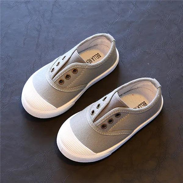 New Spring Summer Kids Shoes For Boys Girls Insole 13.5-18CM Candy Color Children Casual Canvas Sneakers Soft Fashion Sneakers - petguardiansupplies