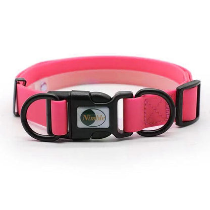 New High quality pet dog collar PVC waterproof Cat collar anti dirty easy to clean for Big small dogs puppy pet products - petguardiansupplies