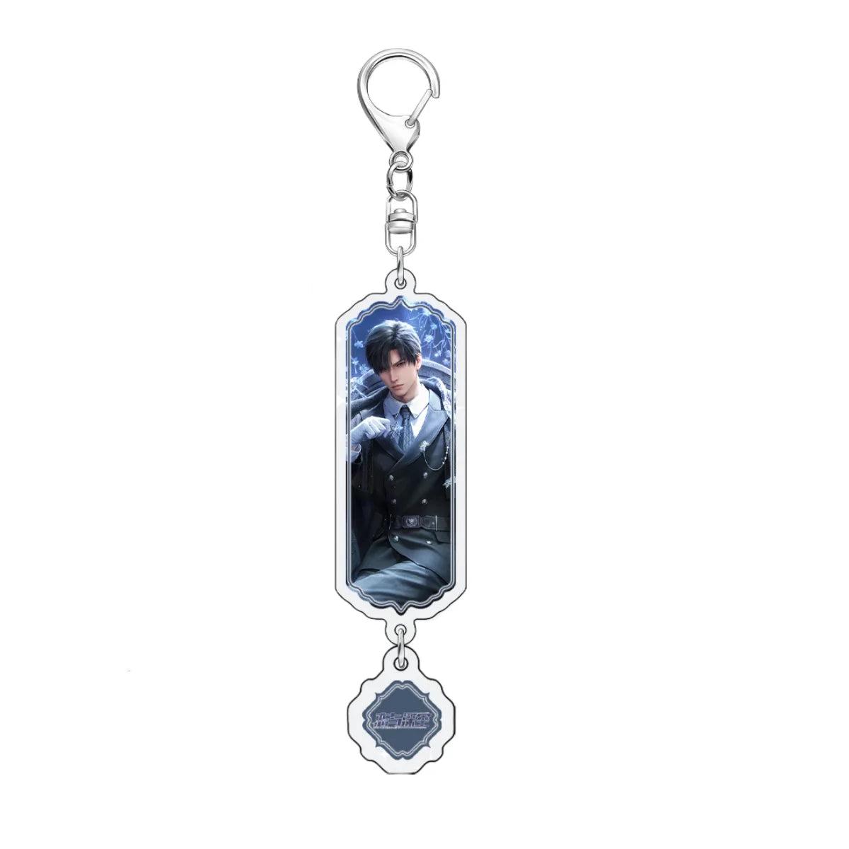 New Anime game Love and Deepspace Keychain Q Version Acrylic Key Chain Li Shen Shen Xinghui Qi Yu Bag Pendent - petguardiansupplies