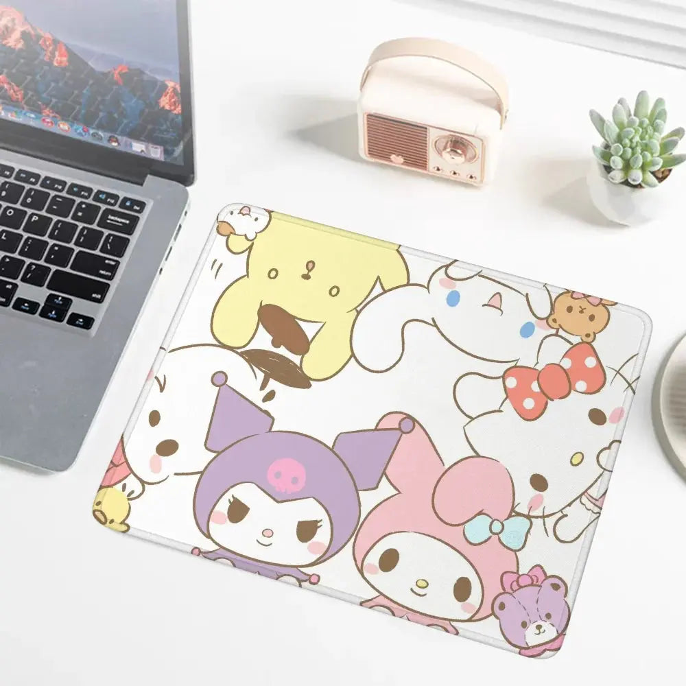 Small Anime Mouse Pad Gamer Cinnamoroll Gaming Laptop Cute Sanrio Mausepad Wireless Mouse for Computer Offices Accessories Mats - petguardiansupplies