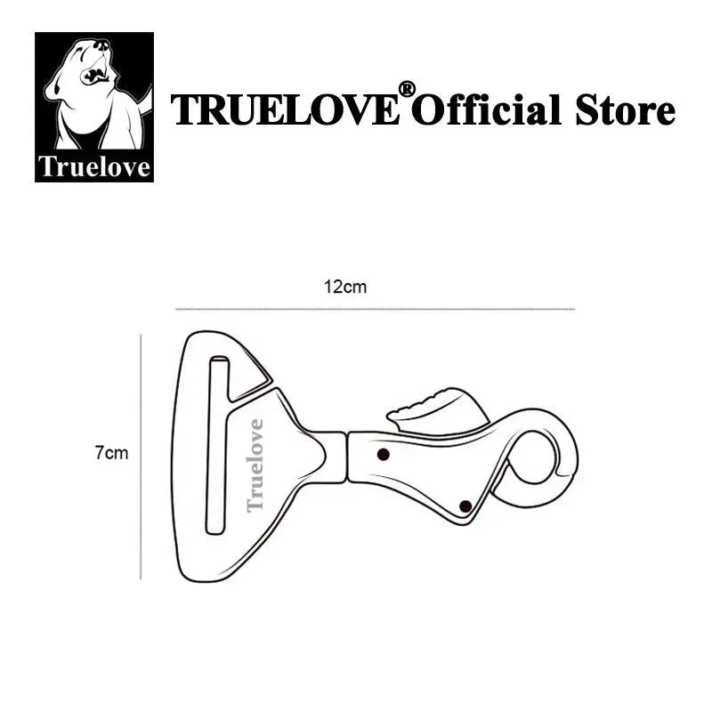 Truelove Pet All Car Seat Belt Safety Buckle with Collar or Harness High-quality Lightweight Aluminium Alloy Portable TLM1993 - petguardiansupplies