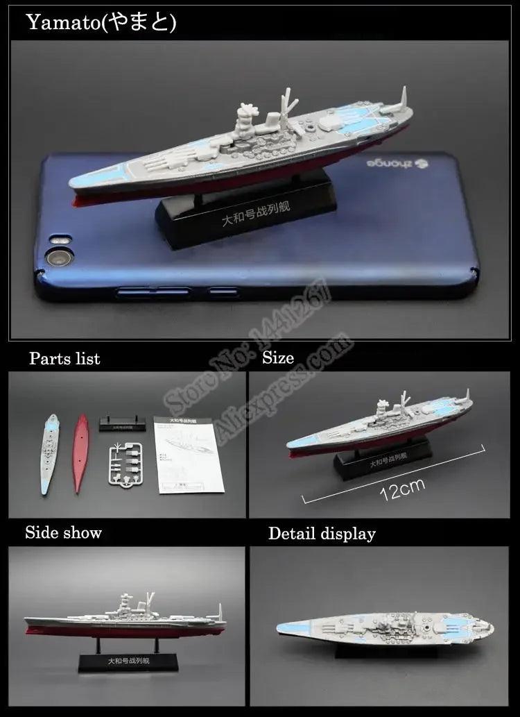 4D Assembled Ship Model Liaoning Battleship Modern Class Battleship Aircraft Carrier Model Military Warship Model Toy - petguardiansupplies