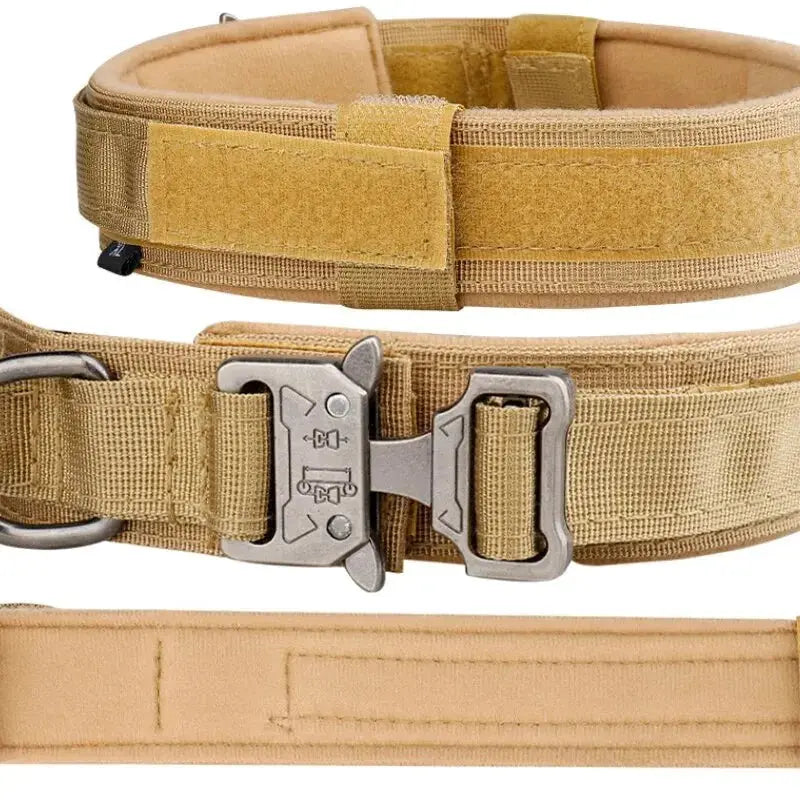 Tactical Dog Collar For Medium And Large Dogs: Suitable For All Breeds, Adjustable And Durable - petguardiansupplies