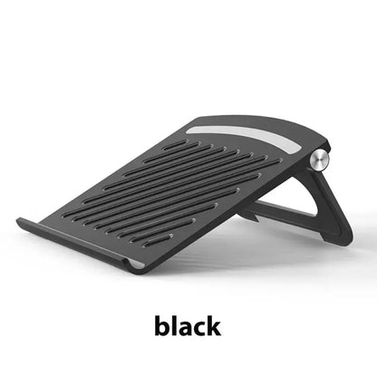 Laptop stand Adjustable Foldable Portable Desktop Cooling Bracket Support Base Compatible With Inches For Macbook Air Pro - petguardiansupplies