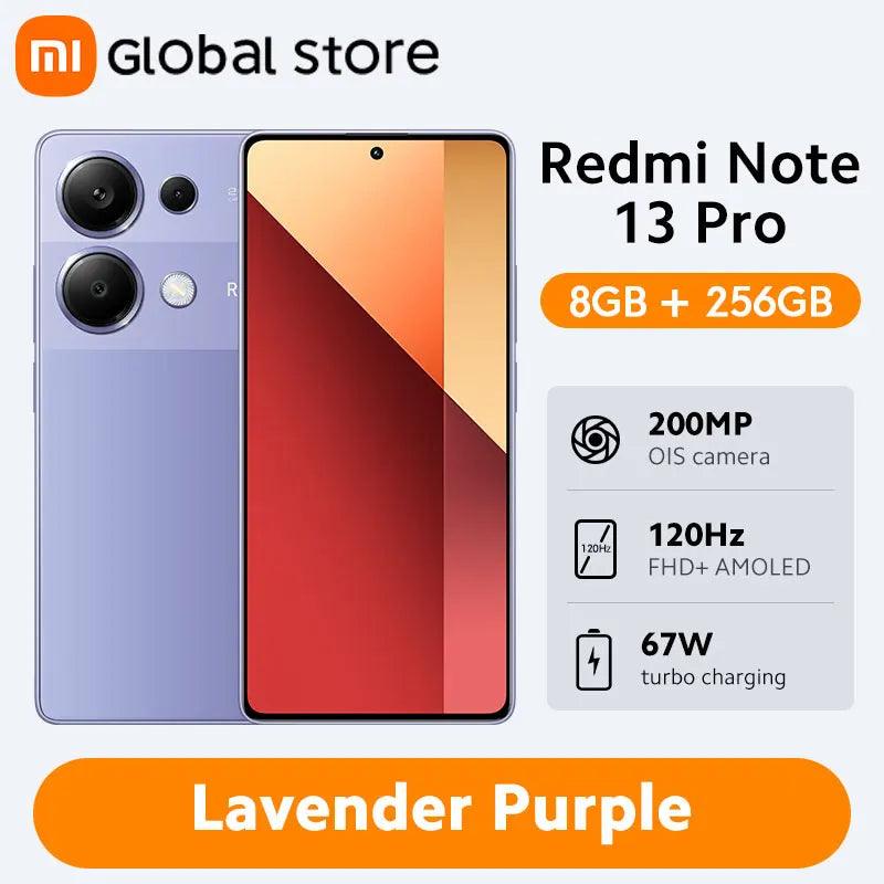 New Global Version Xiaomi Redmi Note 13 Pro 4G Smartphone MTK Helio G99-Ultra 6.67" AMOLED display 67W Turbo Charge with 5000mAh - petguardiansupplies