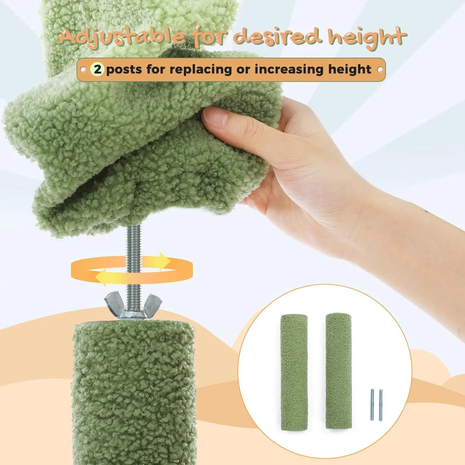 Domestic Delivery Multi-Level Cat Tree Tower Climb Furniture Scratching Post for Indoor House Pet Supplies Kitten Toy Cozy Condo - petguardiansupplies