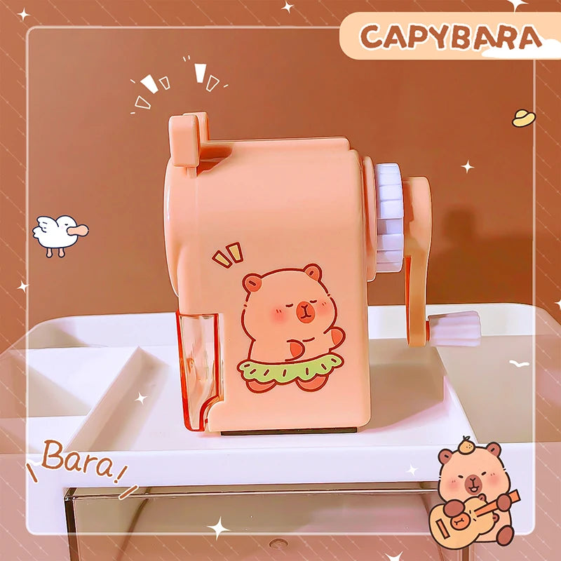 Aesthetic kawaii stationery creative Office supplies classroom School supplies capybara pencil sharpener For school - petguardiansupplies