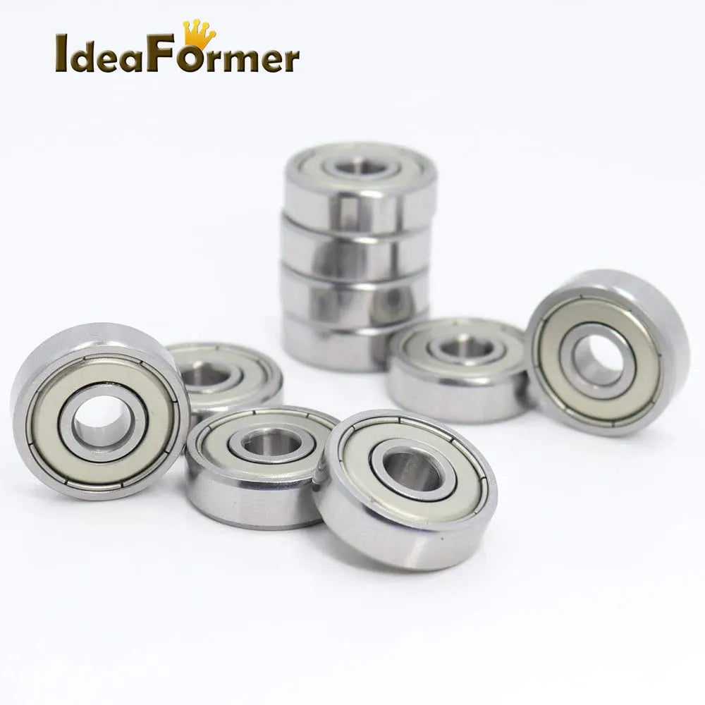 IdeaFormer 10pcs ABEC 7 625ZZ Ball Bearing Deep Groove bearing 5*16*5 mm Miniature Deep Groove 3D Printer Parts - petguardiansupplies