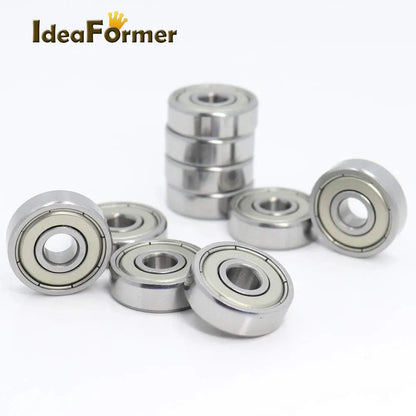 IdeaFormer 10pcs ABEC 7 625ZZ Ball Bearing Deep Groove bearing 5*16*5 mm Miniature Deep Groove 3D Printer Parts - petguardiansupplies