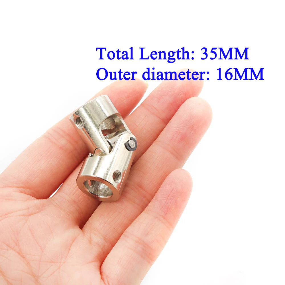 RC Boat Car Shaft Coupler Metal Cardan Joint Motor Connector Universal Joint Coupling Gimbal 2/2.3/3/3.17/4/5/6/8/10/12mm - petguardiansupplies