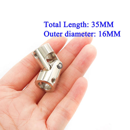 RC Boat Car Shaft Coupler Metal Cardan Joint Motor Connector Universal Joint Coupling Gimbal 2/2.3/3/3.17/4/5/6/8/10/12mm - petguardiansupplies