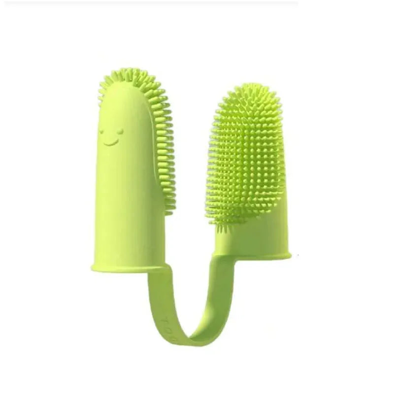 Soft Silica Gel Toothbrush For Dogs Applicable To Pet Shop oll For Dogs Finger Toothbrush Dental Plaque Care Tools Accessories - petguardiansupplies