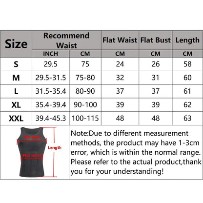 Slimming Vest Men's Slimming Underwear Body Shaper Waist Cincher Corset Men Shaper Vest Body Slimming Tummy Belly Body Shapewear - petguardiansupplies