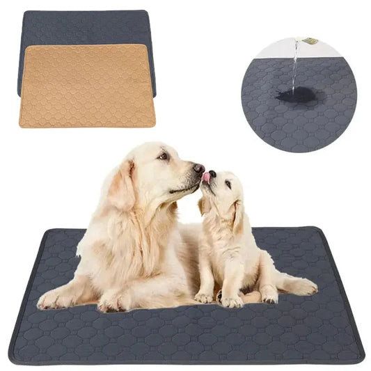 Absorbent Washable Dog Pee Pad Reusable Dogs Urine Mat Waterproof Puppy Training Diaper Mat for Car Seat Floor Sofa Pet Supplies - petguardiansupplies