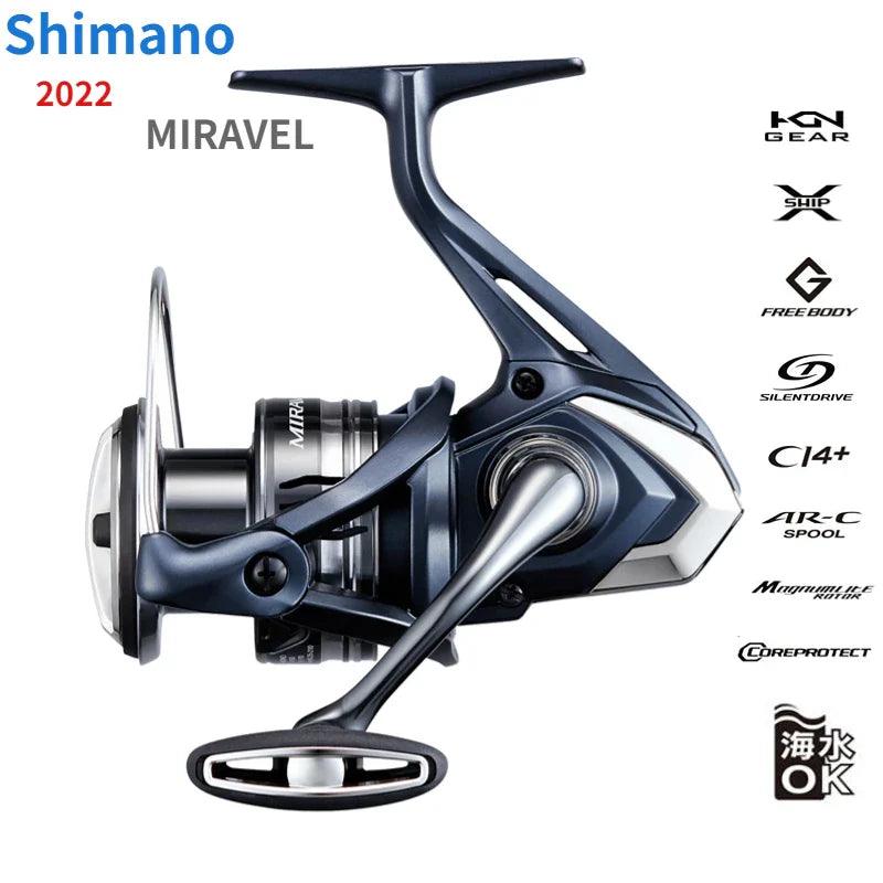 2022 Shimano MIRAVEL 1000 C2000S C2000SHG 2500 2500HG 2500S 2500SHG C3000 C3000HG 4000 4000XG C5000XG Spinning Fishing Reels - petguardiansupplies