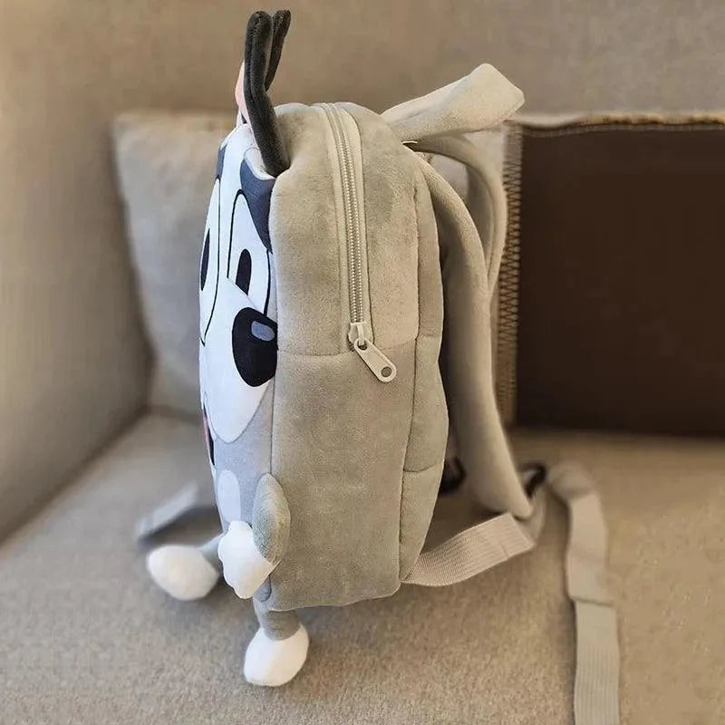 Bluey Family Cosplay Kindergarten Child Cartoon School Bag Bluebin Dog Backpack Kawaii Bluey Orange Dog Children's Backpack Toys - petguardiansupplies