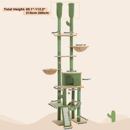 Domestic Delivery Multi-Level Cat Tree Tower Climb Furniture Scratching Post for Indoor House Pet Supplies Kitten Toy Cozy Condo - petguardiansupplies