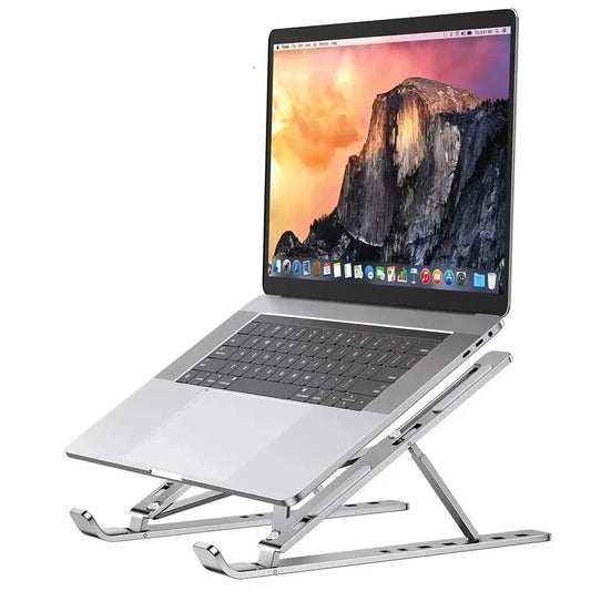 Portable Laptop Stand Aluminum Notebook Support Computer Bracket Macbook Air Pro Holder Accessories Foldable Lap Top Base - petguardiansupplies