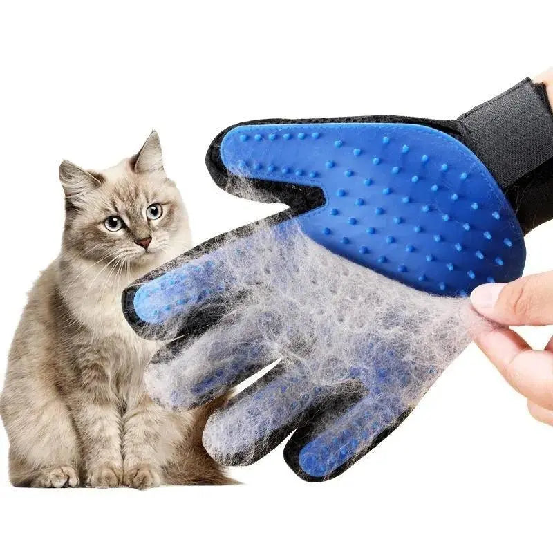 Silicone Pet Gloves Cat Dog Hair Removal Cat Supplies Comb Hair Removal Brush Rubber Sticky Hair Gloves - petguardiansupplies