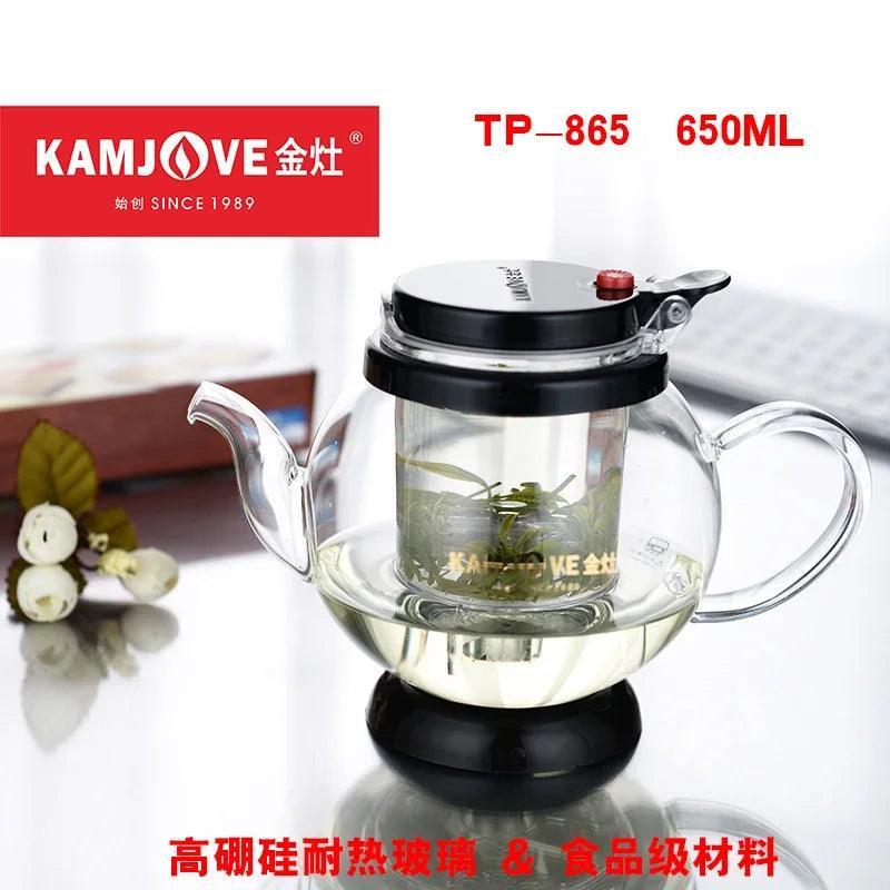 Various Kamjove Glass Kungfu Teapot PiaoYi Bei Convenient Teacup Kungfu Tea Set Press AUTO-OPEN Art Tea Cup - petguardiansupplies