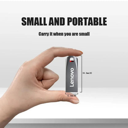 Lenovo 2TB USB 3.0 Metal Flash Drives High Speed Pendrive 1TB 512GB 256GB Portable Usb Drive Waterproof Memoria Usb Flash Disk - petguardiansupplies