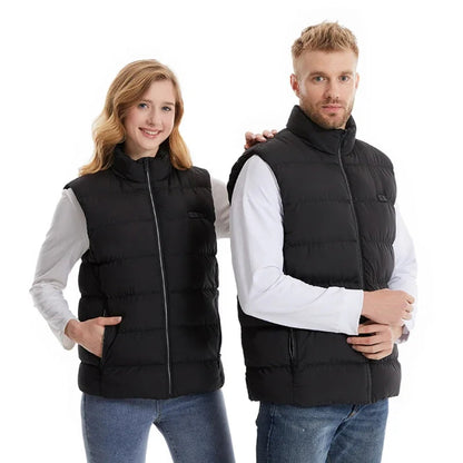 Outdoor USB Heating Vest Warming Vest Winter Flexible Electric Thermal Clothing Fishing Hiking Warm Clothes - petguardiansupplies