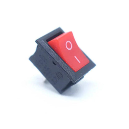 10PCS 15*21mm 2 Pin SPST ON/OFF Boat Rocker Switch 6A 250V KCD1 KCD1-101 Snap-in Black Rocker Switch - petguardiansupplies