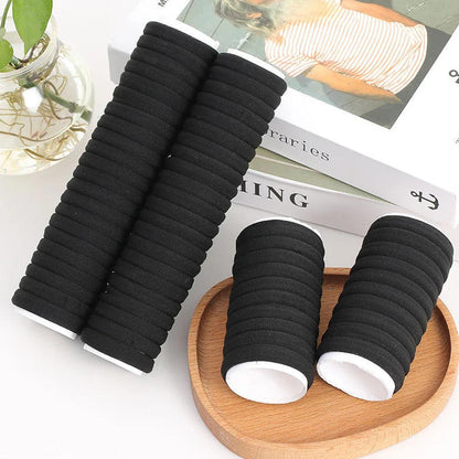 50/100pcs Black Hair Bands for Women Girls Hairband High Elastic Rubber Band Hair Ties Ponytail Holder Scrunchies Accessorie - petguardiansupplies