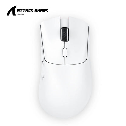 Attack Shark R1 Tri-Mode 2.4g-BT-Wired, PAW3311 18000DPI, 59g Lightweight Gaming Mouse - petguardiansupplies