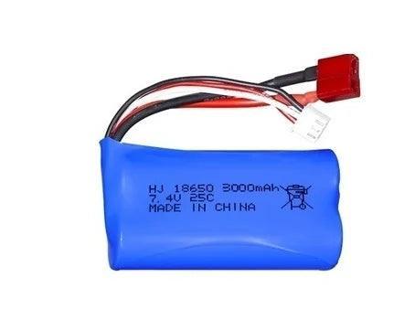 Battery For Wltoys 144001 A959-B A969-B A979-B K929-B 12428 12423 10428 RC Car Spare Parts 18650 2S 7.4V 3000mah lipo Battery - petguardiansupplies