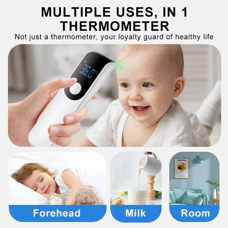 Medical Temperature Infrared Thermometer Forehead Digital Non-contact Thermomete LED Display Fever Measure Tool For Baby Adult - petguardiansupplies