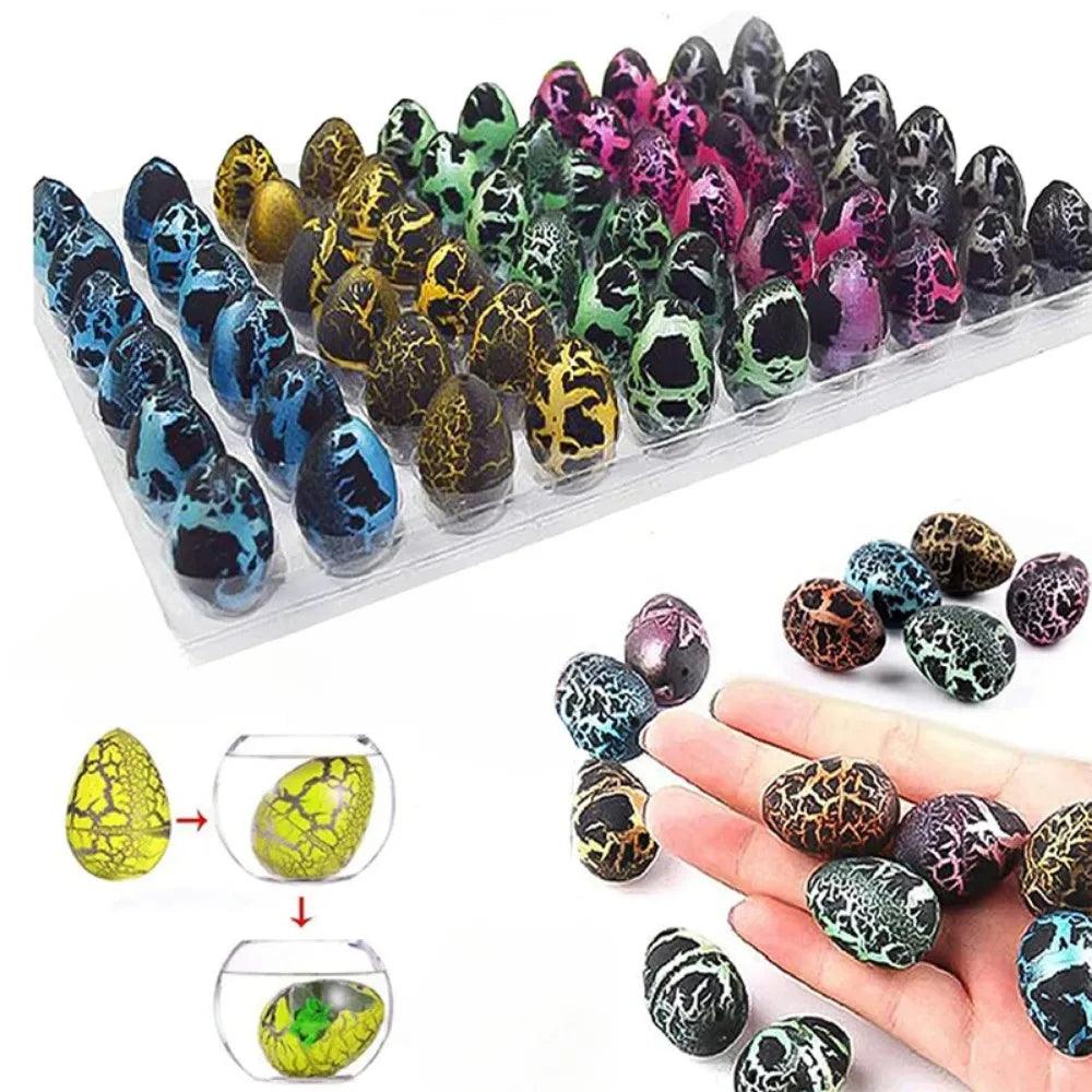 10pcs/set Magic Dinosaur Eggs Hatching in Water Growing Dinosaur Egg Animal Breeding Educational Toys for Children Kids Gifts - petguardiansupplies