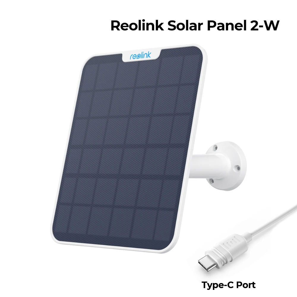 Reolink Solar Panel with 4m cable for Reolink rechargeable battery cameras Solar Panel for Argus 3 Pro/Argus PT/Trackmix/Duo 2 - petguardiansupplies