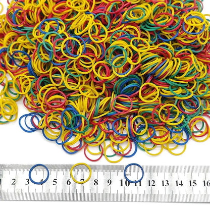 1000 pieces/lot Elastic Rubber Band For Small Dog High Elasticity Dog Hair Accessories Colorful Pet Hair Band Diameter 0.59 inch - petguardiansupplies