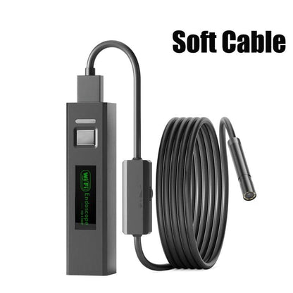 Industrial WiFi Endoscope camera 2.0MP for iPhone Android Phones 1080P HD Waterproof Inspection Car Sewer Borescope camera - petguardiansupplies