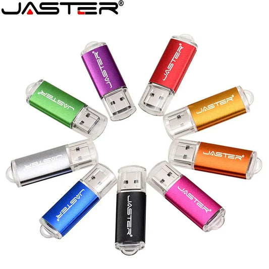 Mini Metal USB Flash Drive 64GB Black Red Memory Stick Creative Gift Pen Drive 32GB Green Blue USB Stick 16GB Colorful U Disk - petguardiansupplies