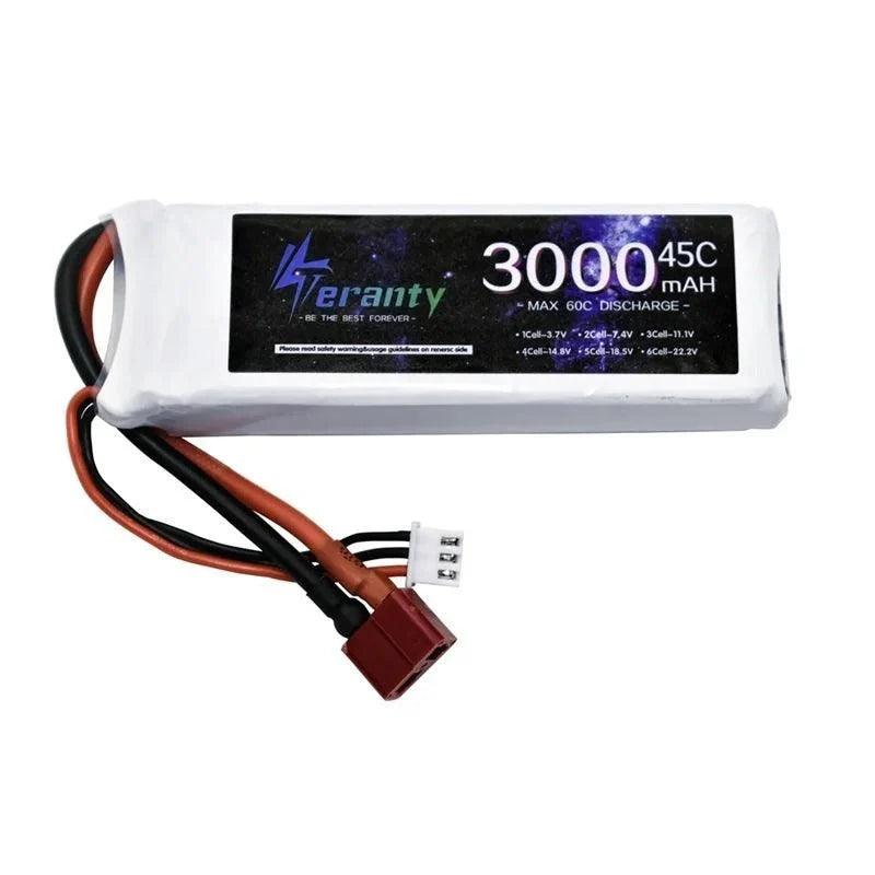 2S Lipo Battery 7.4v 1500mah 1800mah 2200mah 3000mah 4200mah 5200mah 6000mah 7200mah 10400mah JST/XT60/T RC Parts 7.4v Battery - petguardiansupplies