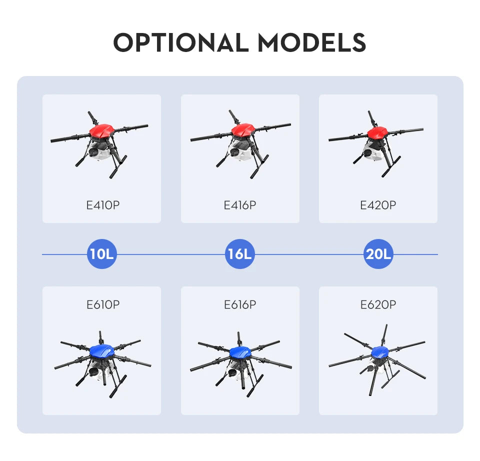 EFT E420P 20L 20kg Agricultural spray frame kit four-axis Folding Quadcopter with Hobbywing X9 plus power system - petguardiansupplies