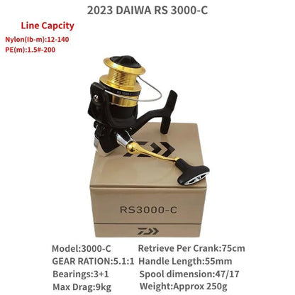 2023 Daiwa RS 500 1000-C 1000 2000 2500 3000-C 4000 Spining Fishing Reel - petguardiansupplies