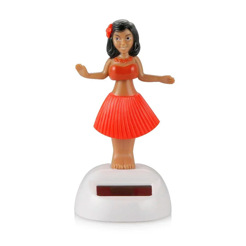 Car Ornament Automobiles Decoration Dancing Hula Girl Swinging Bobble Toy Gifts Auto Interior Home Decor Solar Girls Accessories - petguardiansupplies