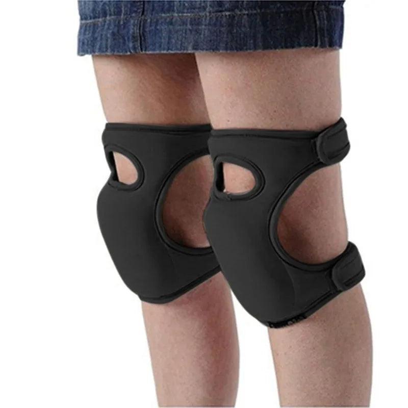 1Pair Gardening Cleaning Protective Sport Kneepad Djustable Thickened Memory Foam Knee for Work Builder Workplace Safety - petguardiansupplies