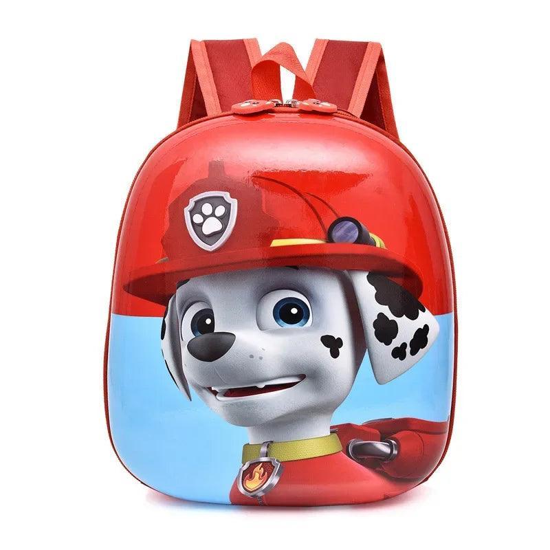 Paw Patrols Backpack Hard Shell Kawaii Cartoon School Bag Marshall Chase Skye Kindergarten Cosplay Student School Bag kids Gift - petguardiansupplies