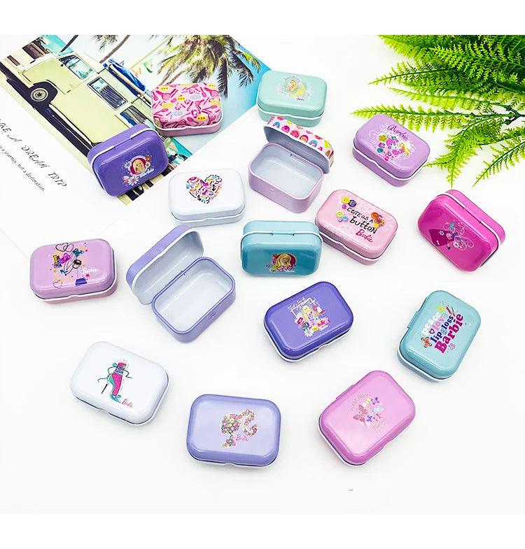 Colorful mini tin box sealed jar packing boxes jewelry, candy box small storage boxes cans coin earrings, headphones gift box - petguardiansupplies